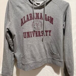 Gray Alabama A&M University Women's Hoodie size medium